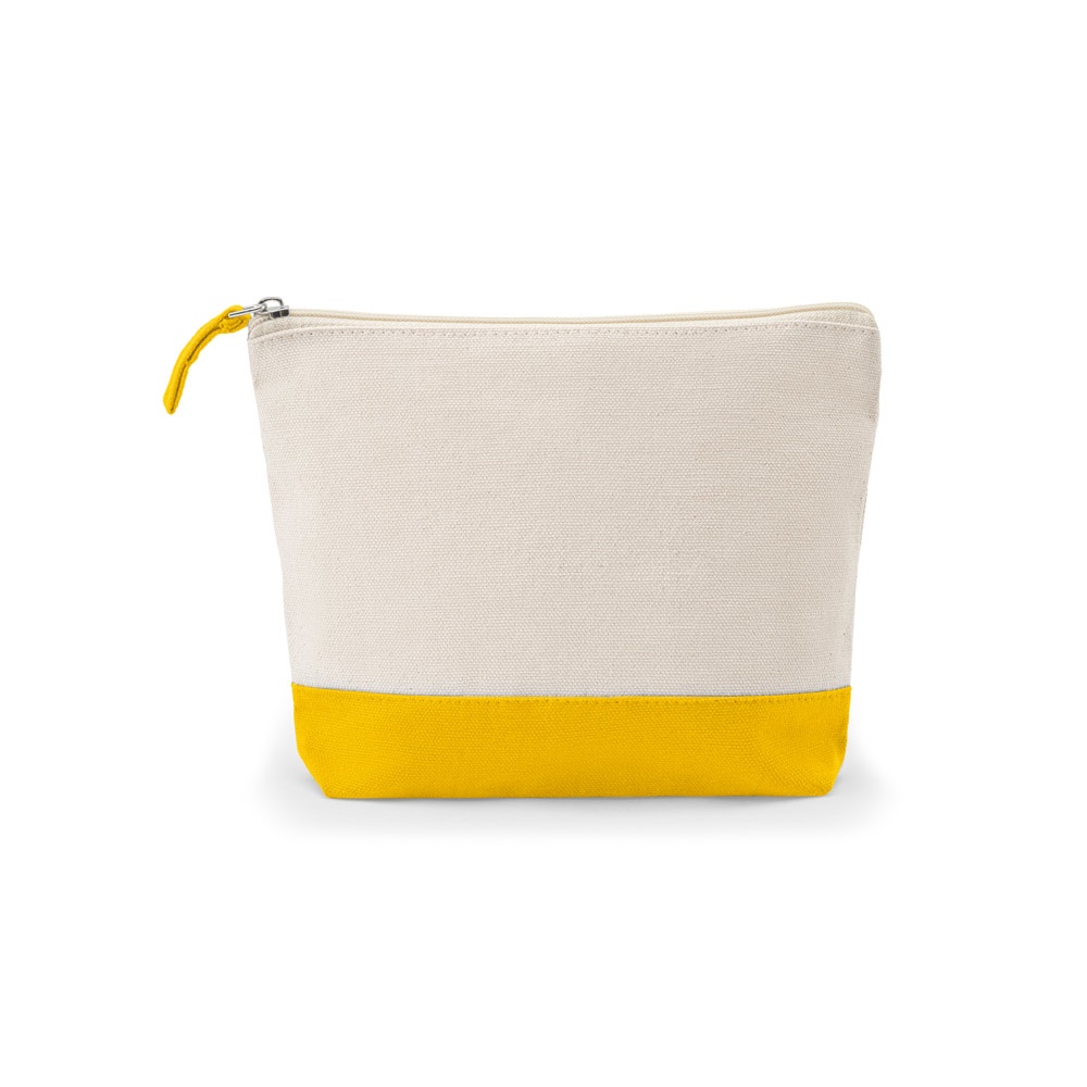 DAPHNE. 100% cotton cosmetic bag (340 g/m²) two-tone