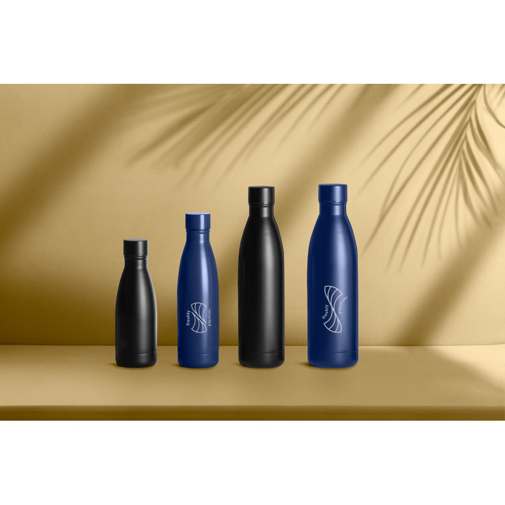 RE-BUFFON XL. Botella de acero inoxidable de doble pared (90% reciclado) 1L