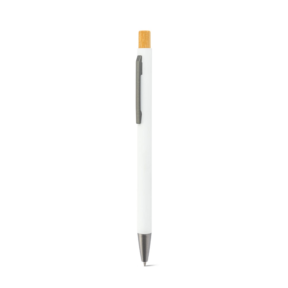 ZYLEN. Ballpoint pen in recycled aluminum (100% rAL), with rubber finish