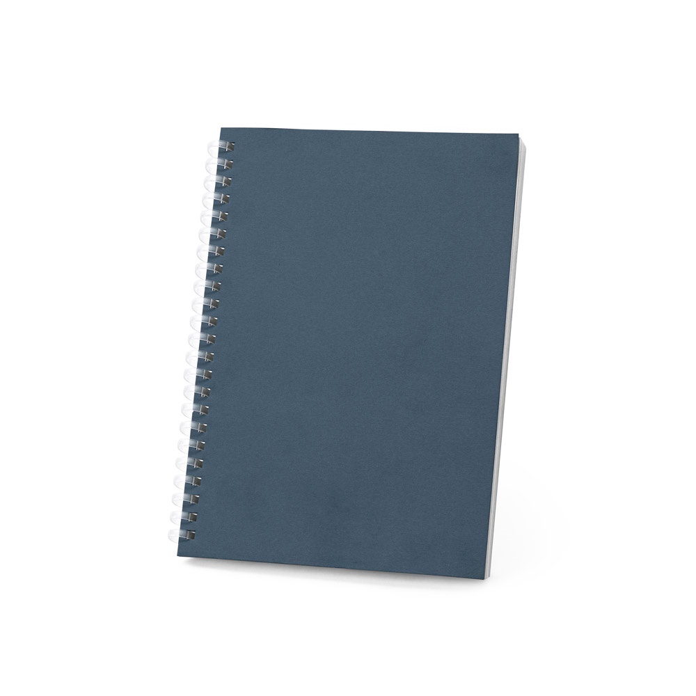SCHILLER. A5 notepad with flexible cover, made from 100% recycled paper