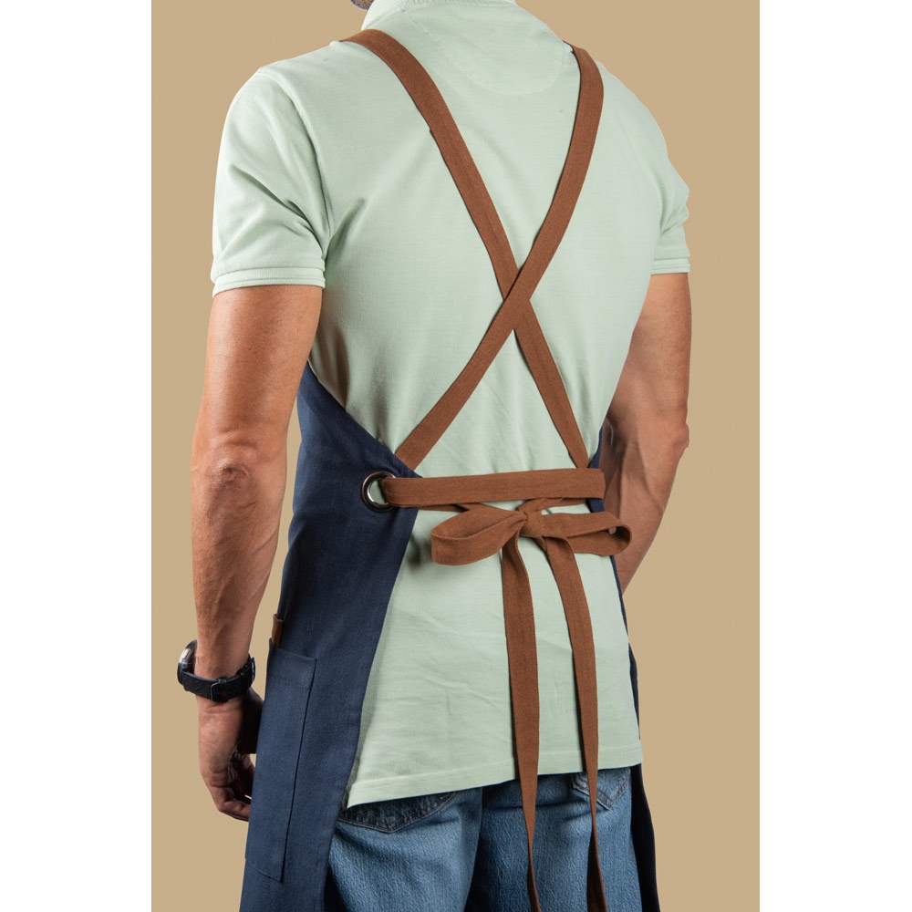 CARDAMOM. Delantal en algodón (80% reciclado) y poliéster (20% reciclado) (220 g/m²)