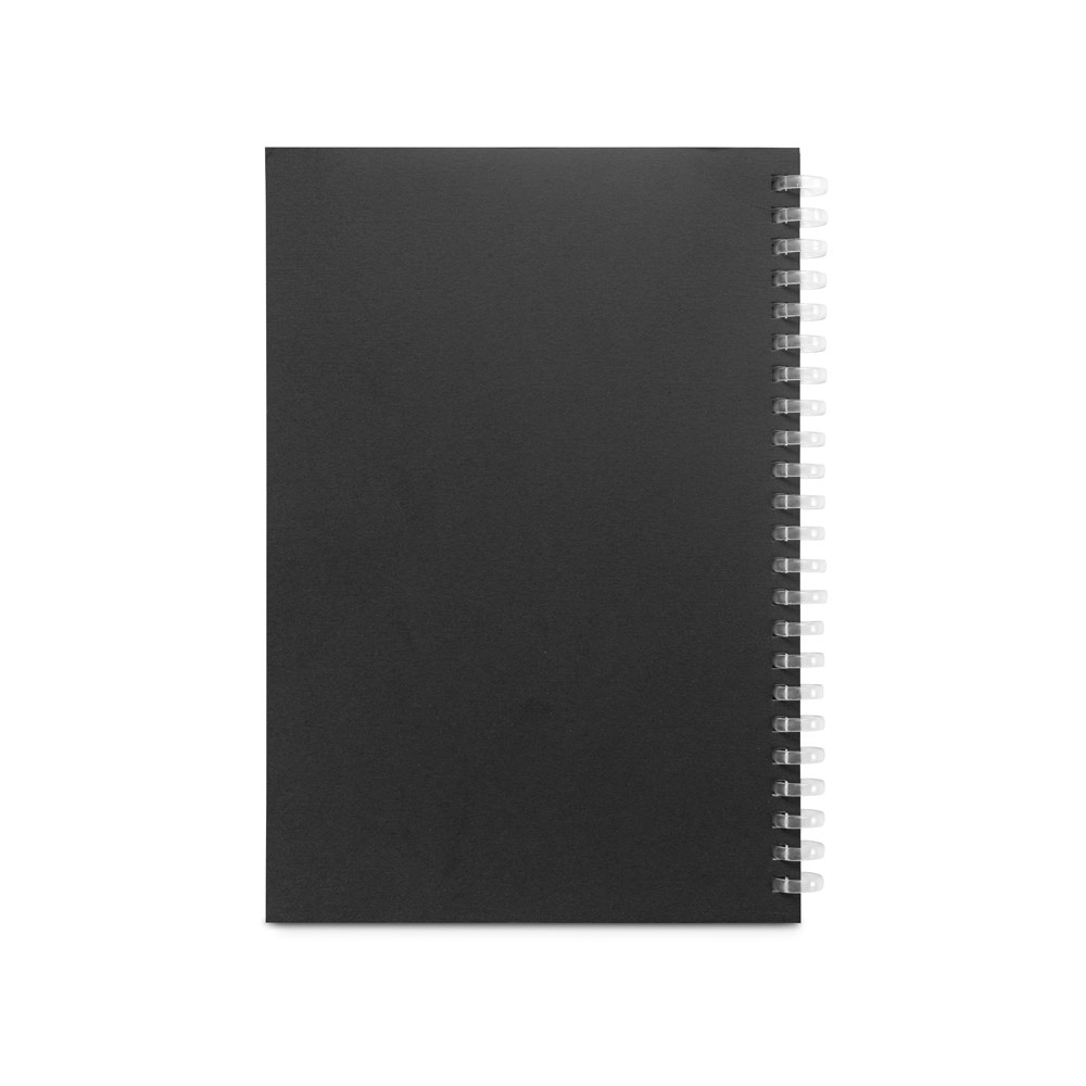 SCHILLER. A5 notepad with flexible cover, made from 100% recycled paper
