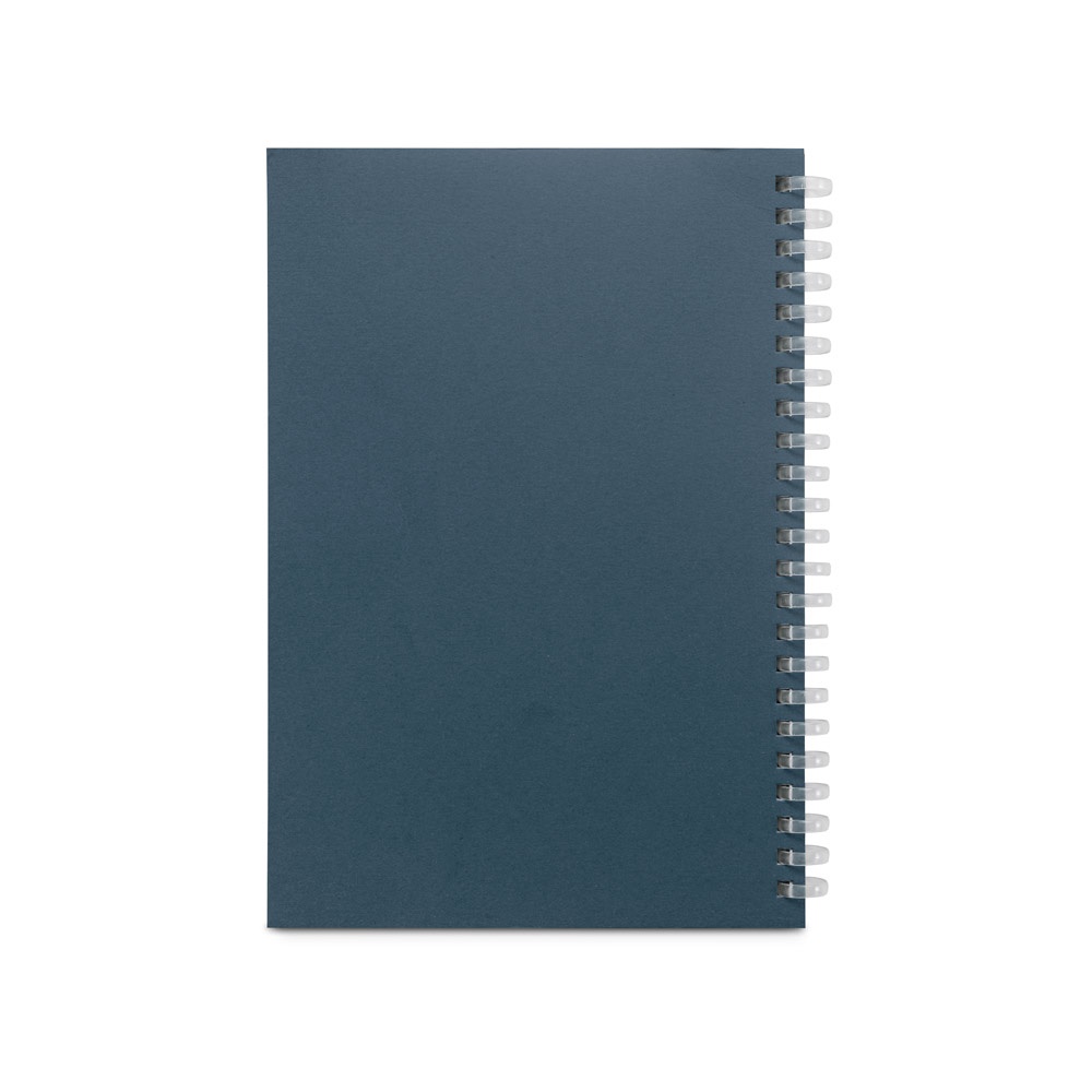 SCHILLER. A5 notepad with flexible cover, made from 100% recycled paper