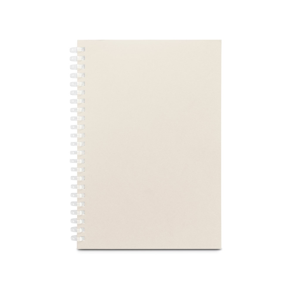 SCHILLER. A5 notepad with flexible cover, made from 100% recycled paper