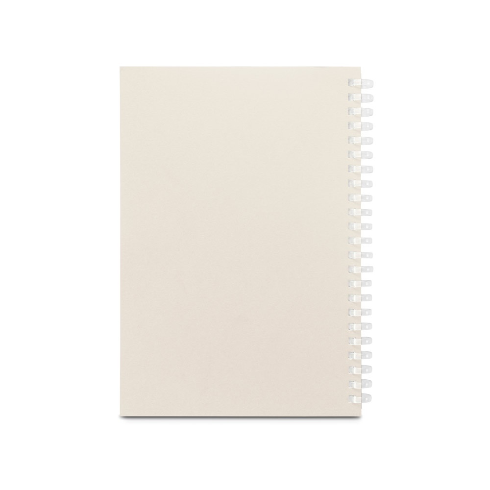 SCHILLER. A5 notepad with flexible cover, made from 100% recycled paper