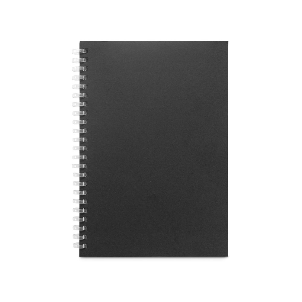 SCHILLER. A5 notepad with flexible cover, made from 100% recycled paper