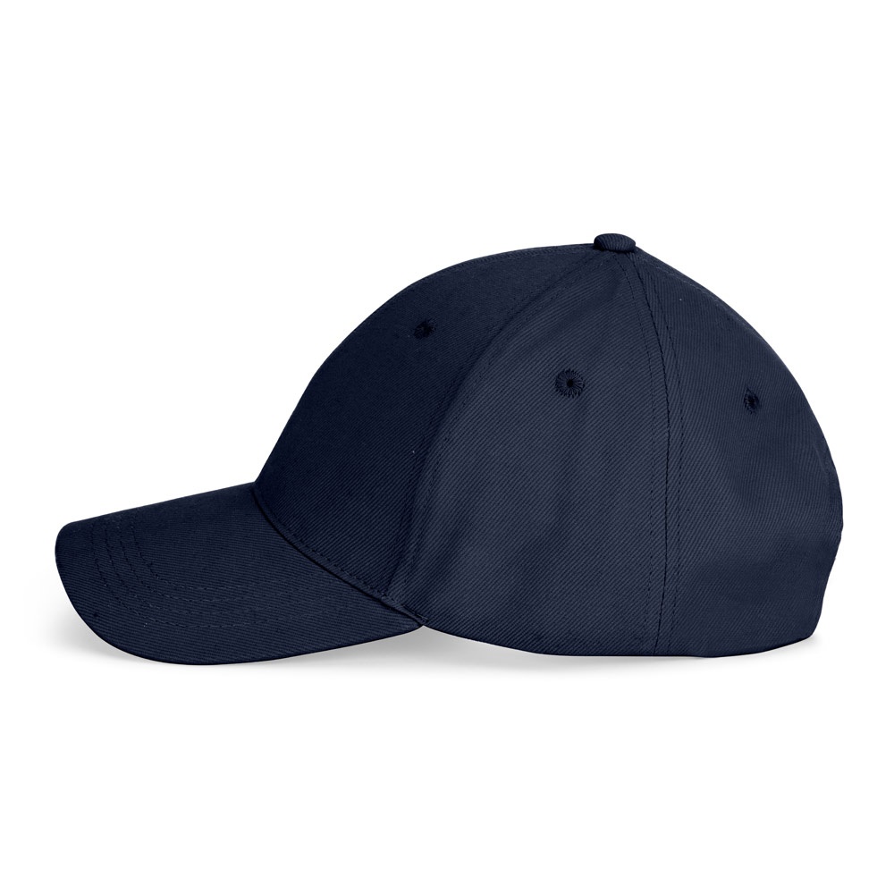 NATHAN. 100% cotton cap (260 g/m²) with 6 panels