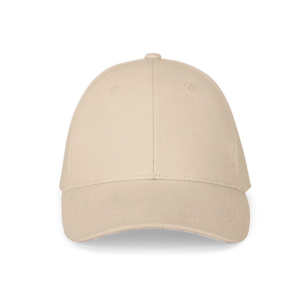 NATHAN. 100% cotton cap (260 g/m²) with 6 panels