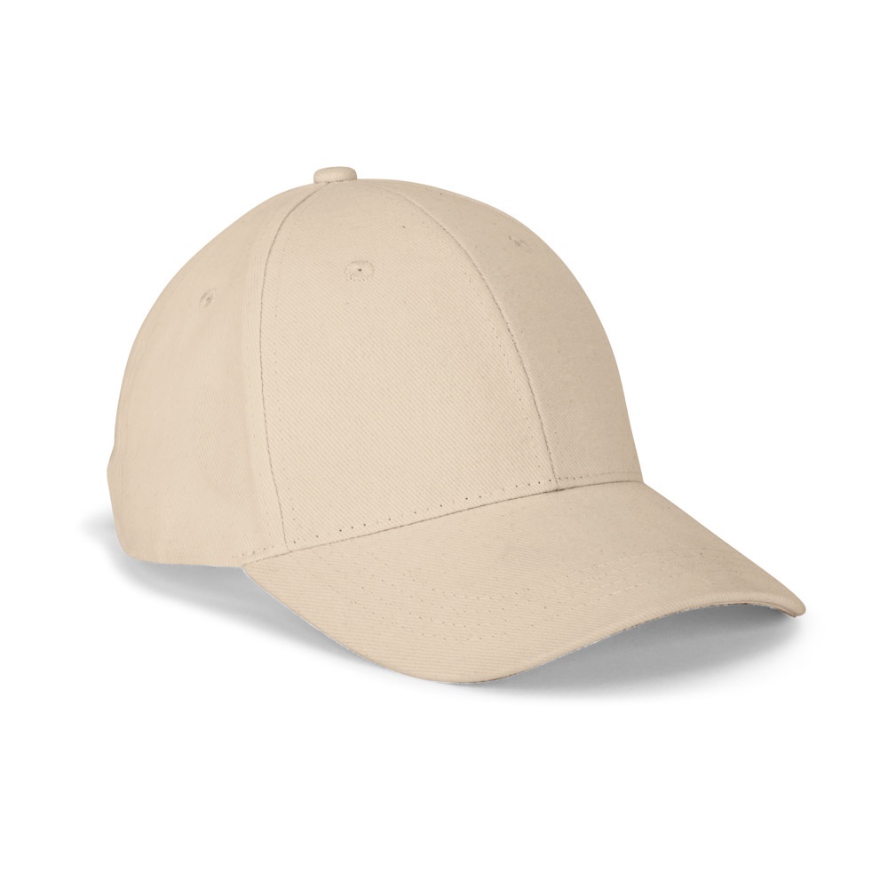 NATHAN. 100% cotton cap (260 g/m²) with 6 panels