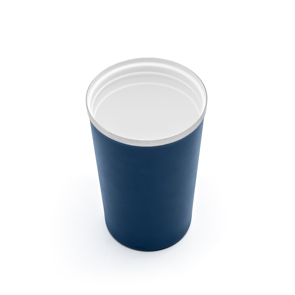 PHELPS CERAMIC. Taza de viaje de acero inoxidable con acabado interior de cerámica de 470 ml