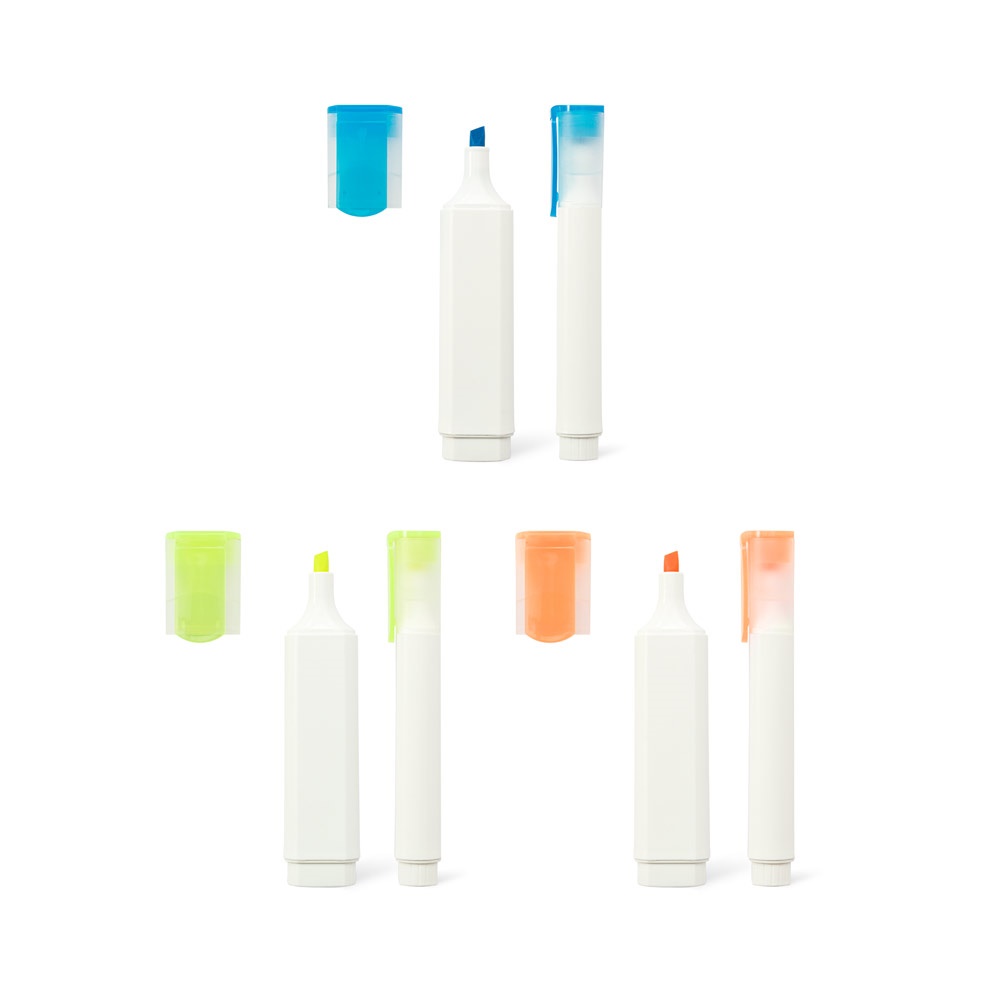 FLETCHER. Resaltador PP con acabado brillante