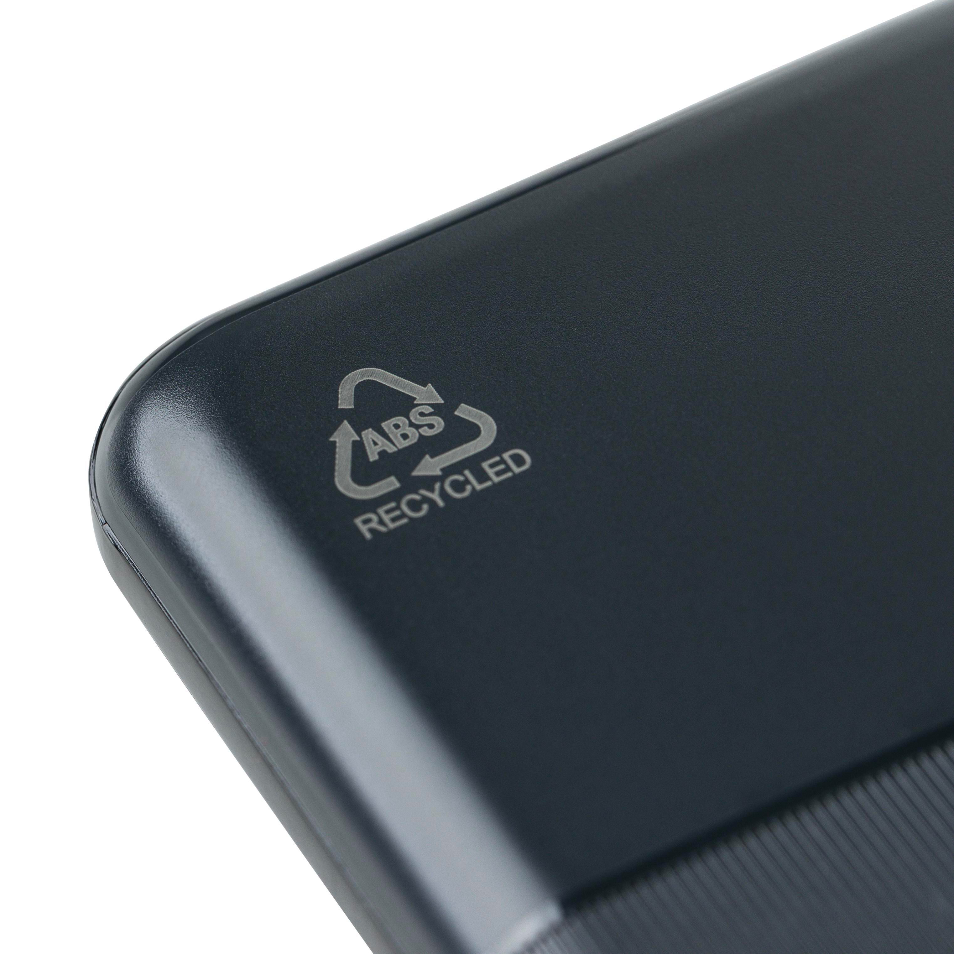 Power Bank de ABS reciclado Tavi