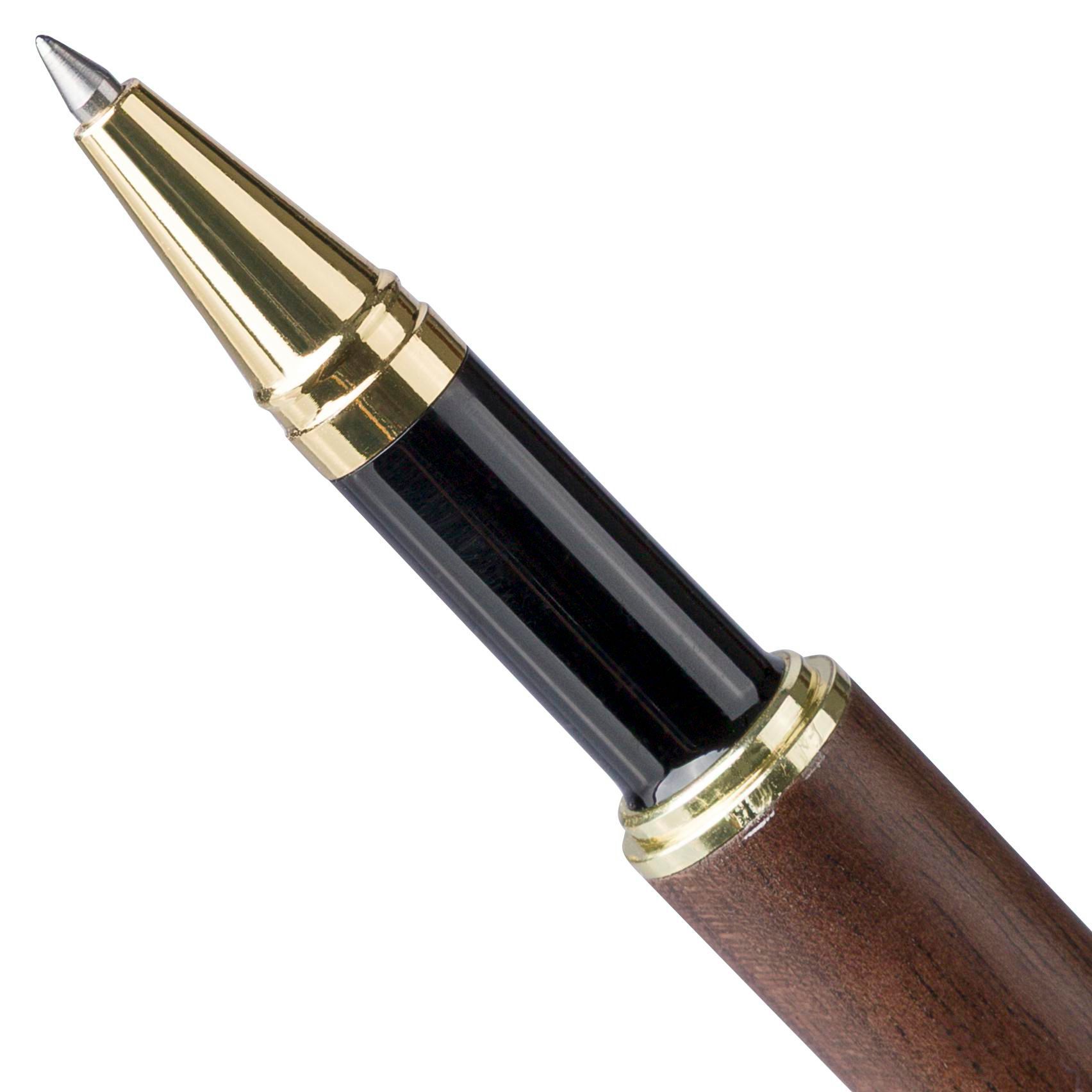 Set de escritura de madera de nogal Adelina