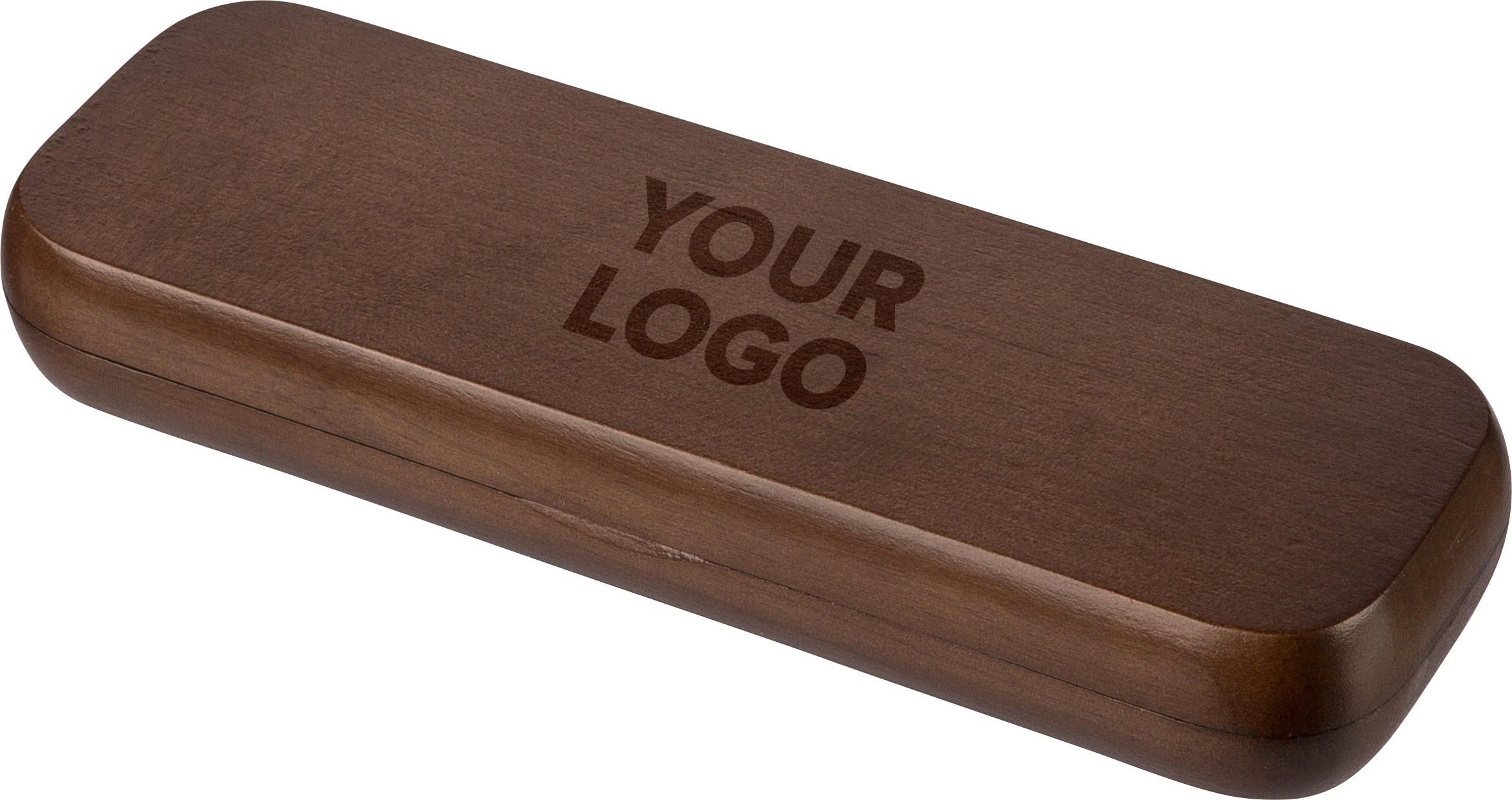 Set de escritura de madera de nogal Adelina