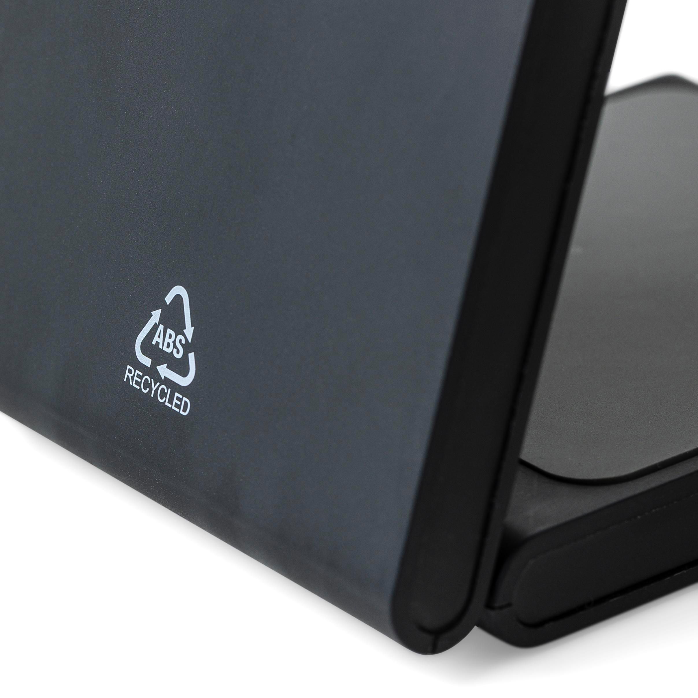 Cargador inalámbrico 3 en 1 de ABS reciclado Valerio