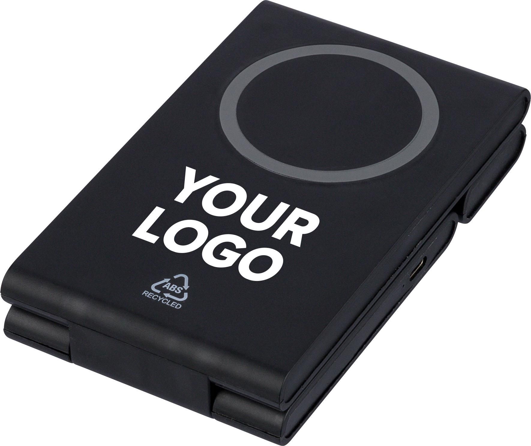 Cargador inalámbrico 3 en 1 de ABS reciclado Valerio