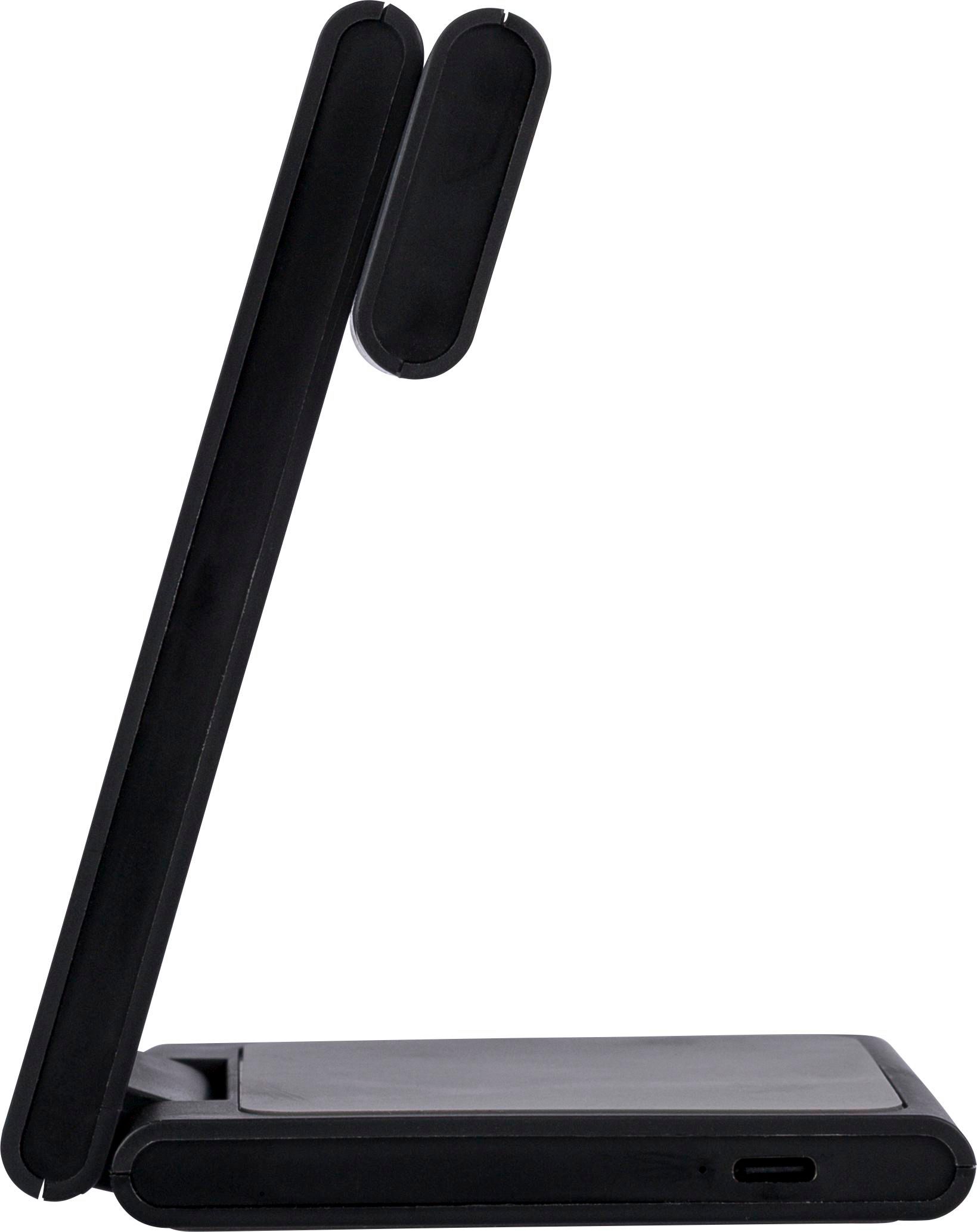 Cargador inalámbrico 3 en 1 de ABS reciclado Valerio