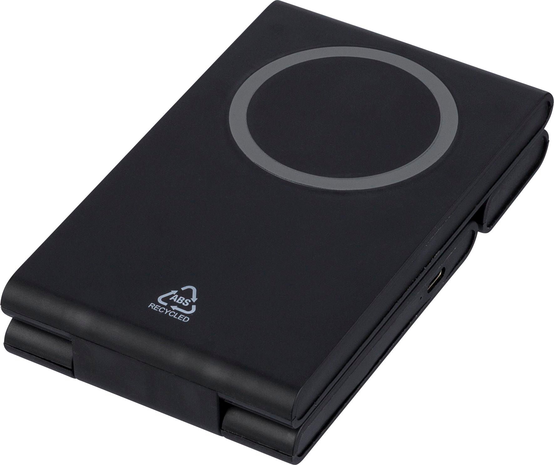 Cargador inalámbrico 3 en 1 de ABS reciclado Valerio