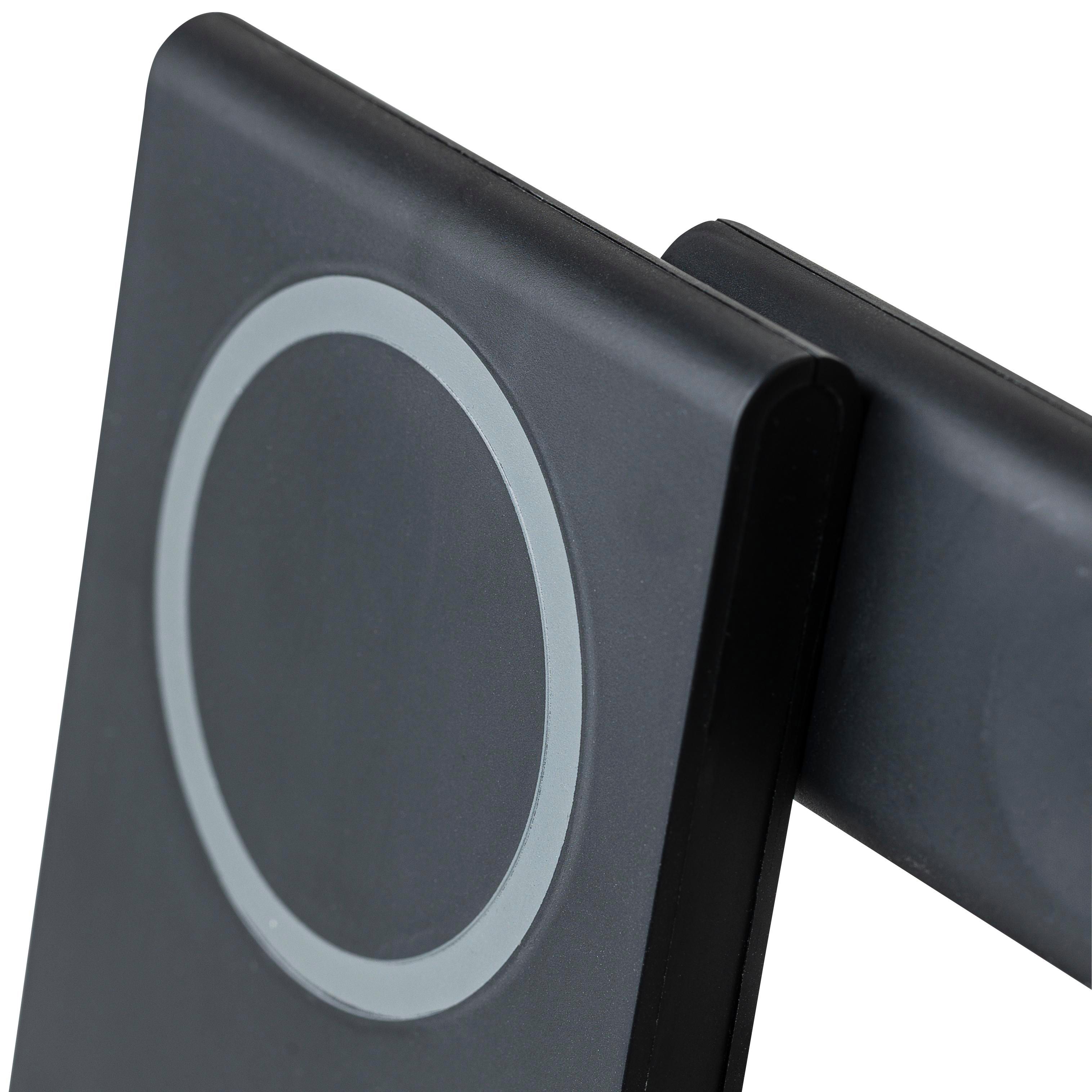 Cargador inalámbrico 3 en 1 de ABS reciclado Valerio