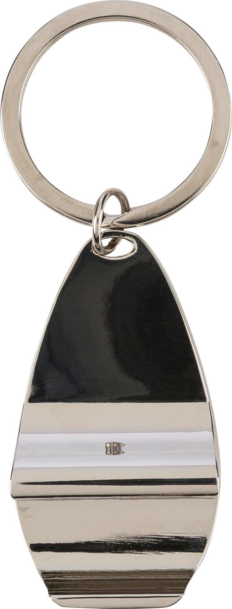 Llavero y abrebotellas de aleación de zinc Aria