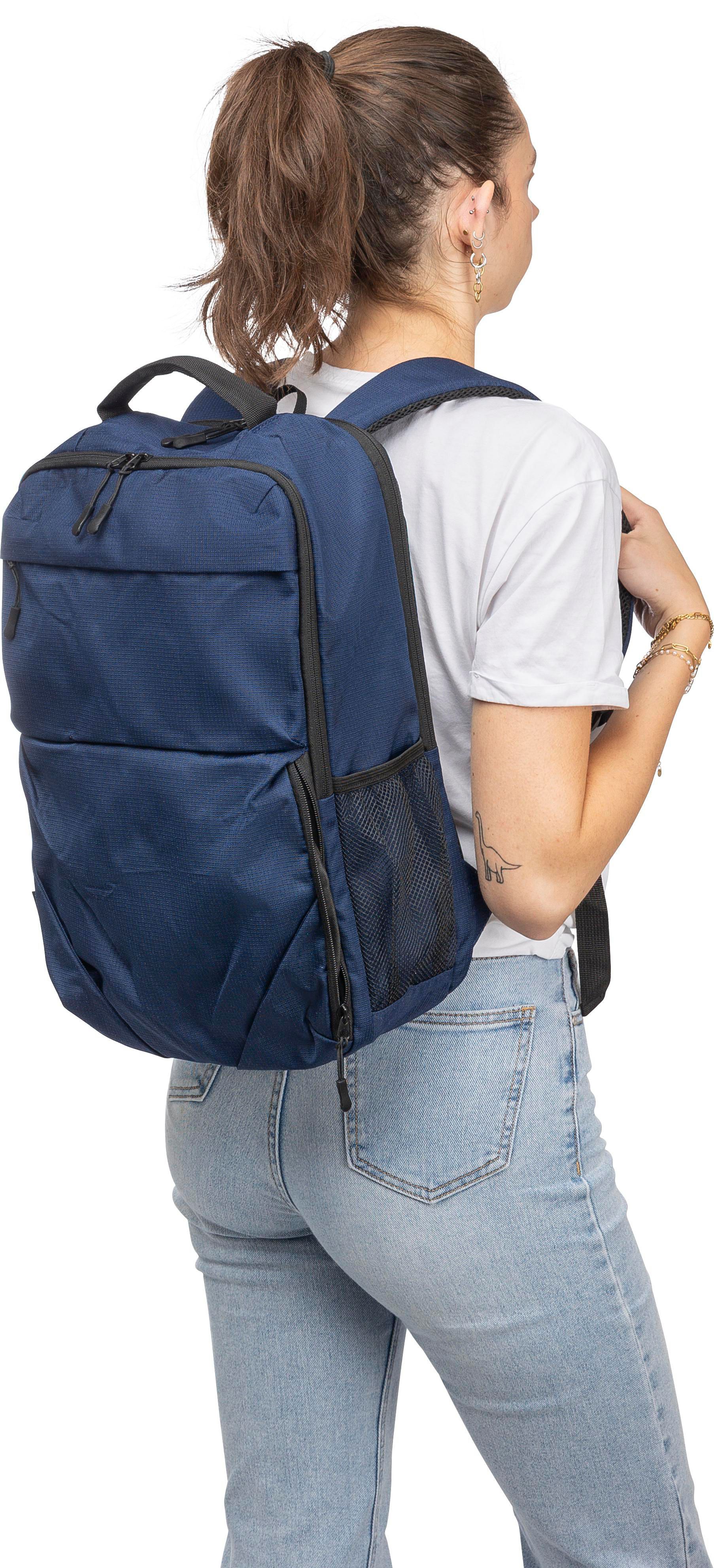 Mochila de poliéster Ocean Bound rPET para pc Tova