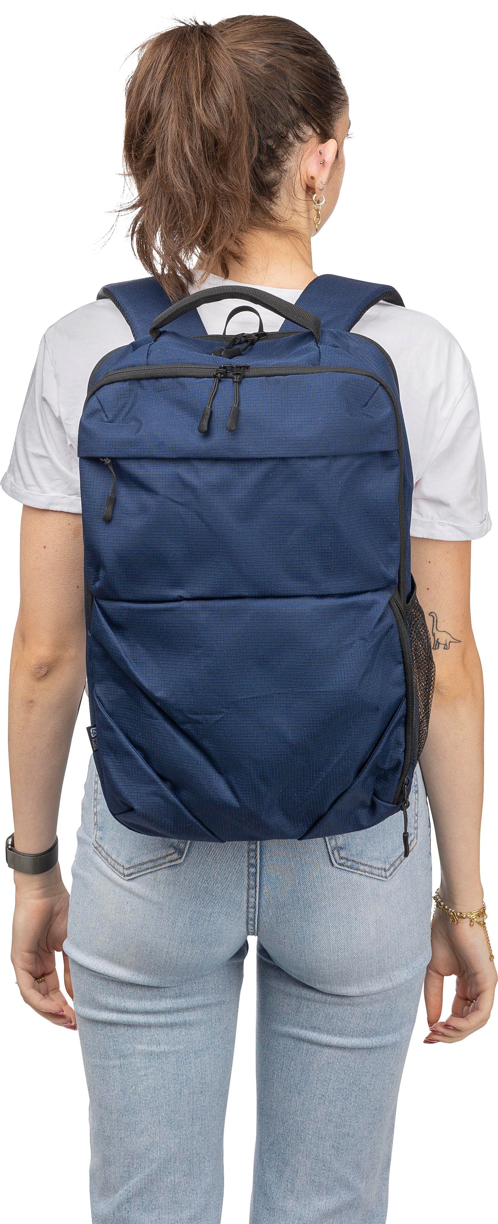 Mochila de poliéster Ocean Bound rPET para pc Tova