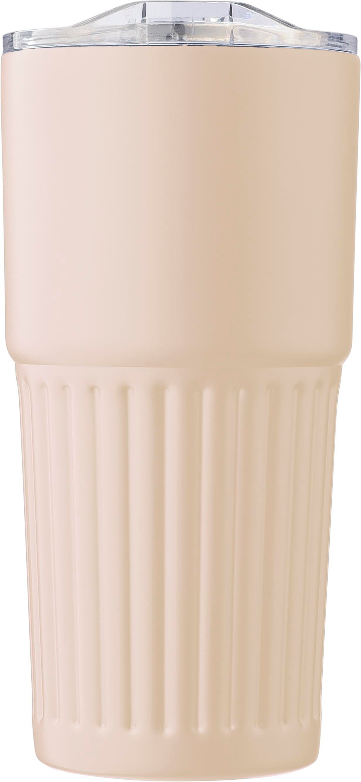 Recycled stainless steel double-walled drinking mug (500 ml) Kael