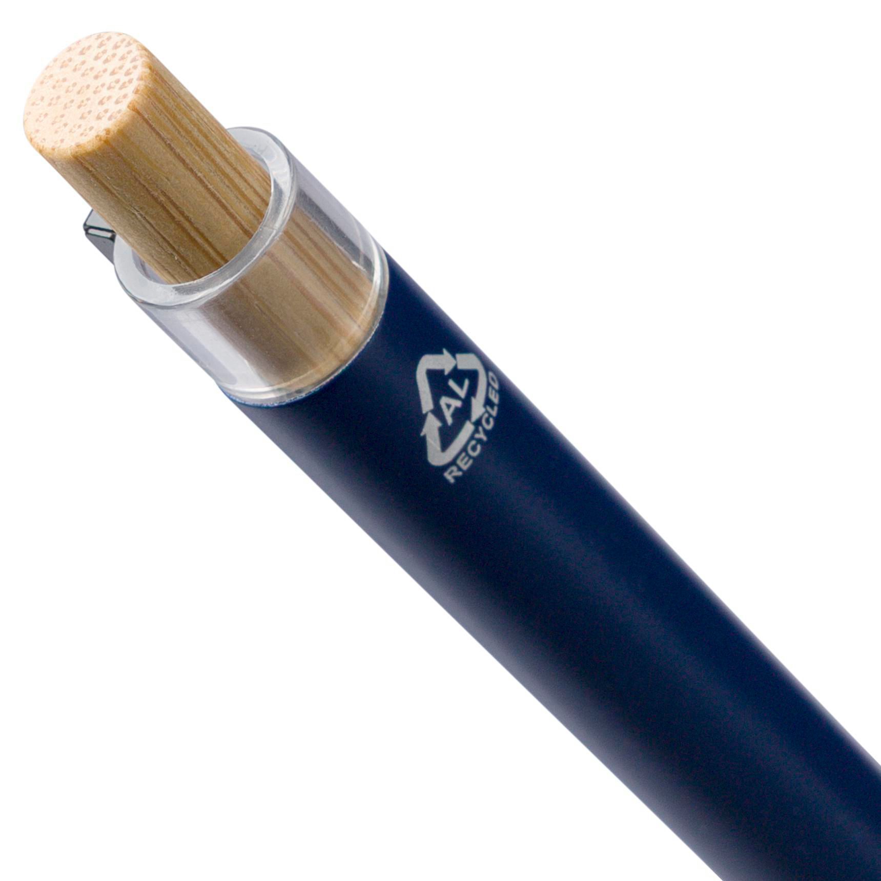 Bolígrafo de aluminio reciclado lacado Maren