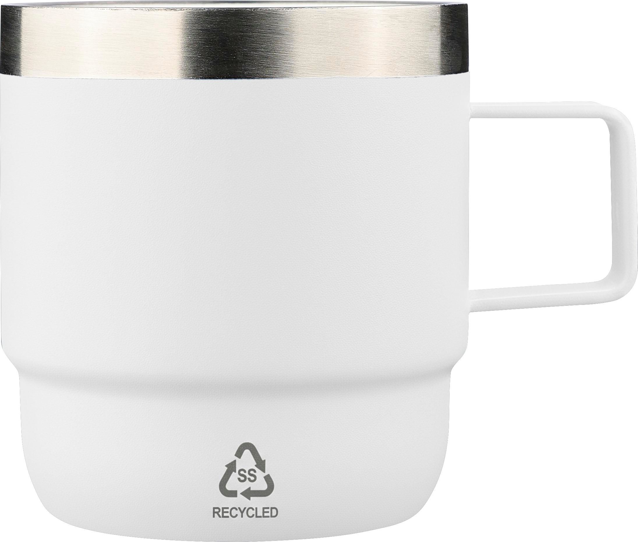 Taza termo de acero inox. reciclado y cerámica Lilia