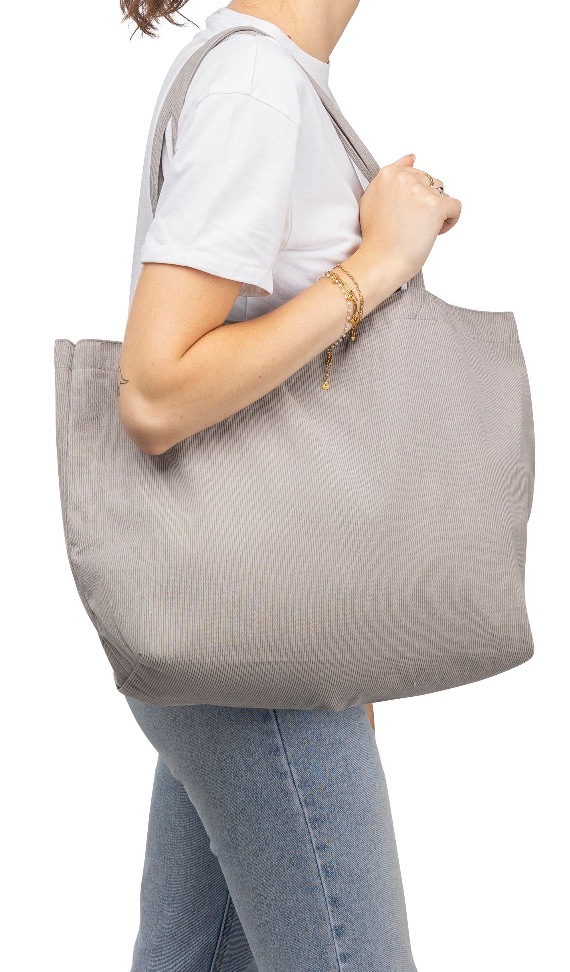 Bolsa tote de pana Tino