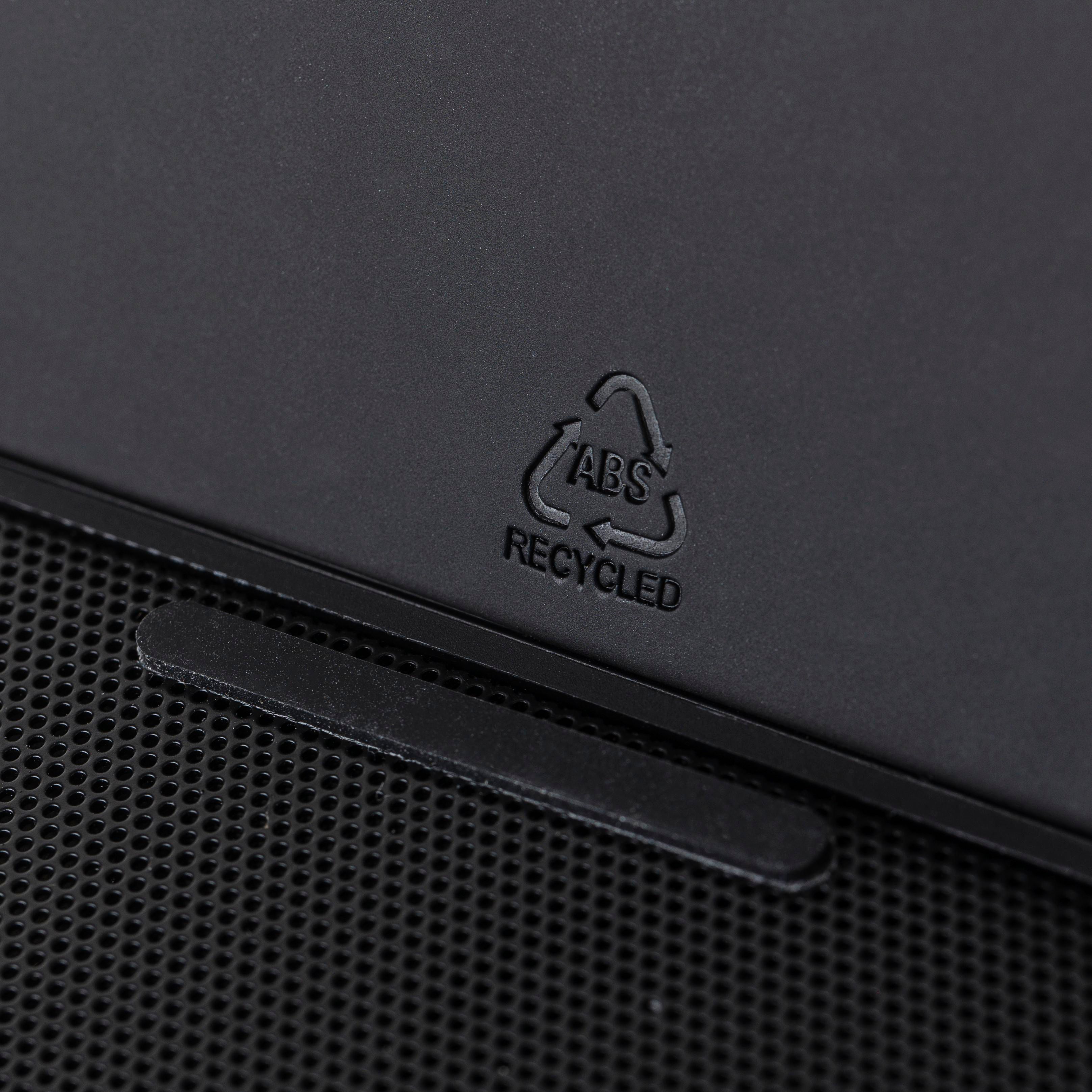 Soporte con cargador y altavoz de ABS reciclado Elias