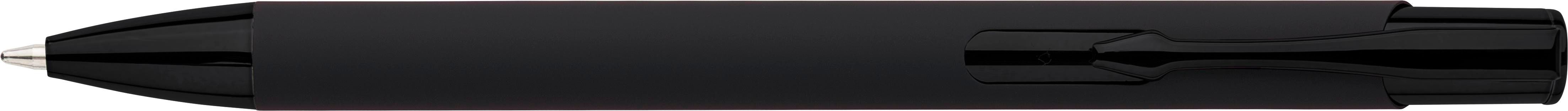 Bolígrafo de aluminio reciclado y caucho Anisa