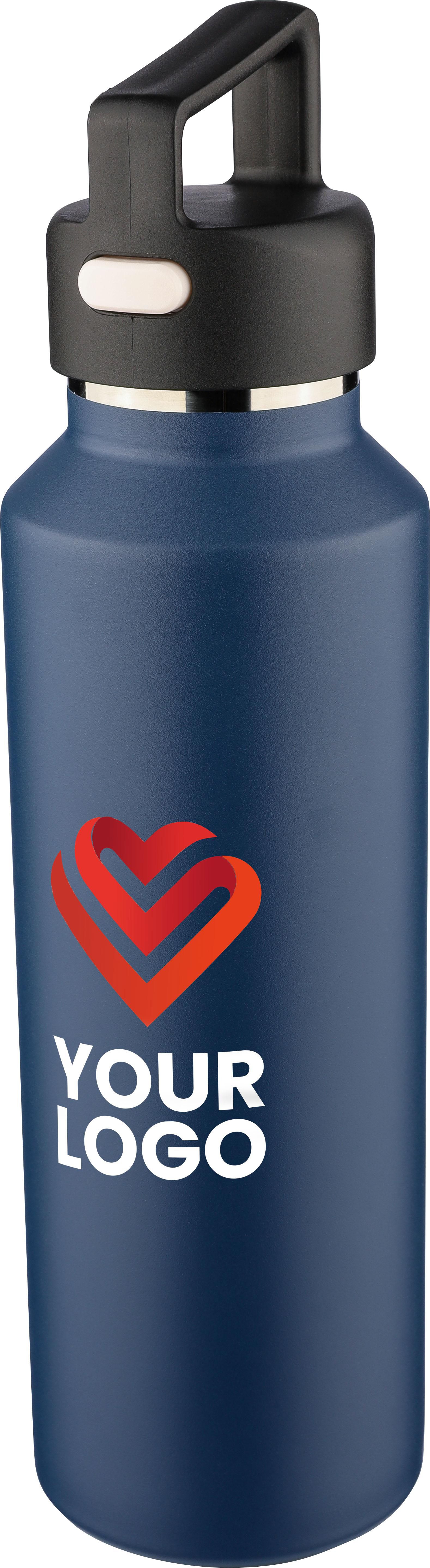 Botella termo de acero inox. reciclado Mace