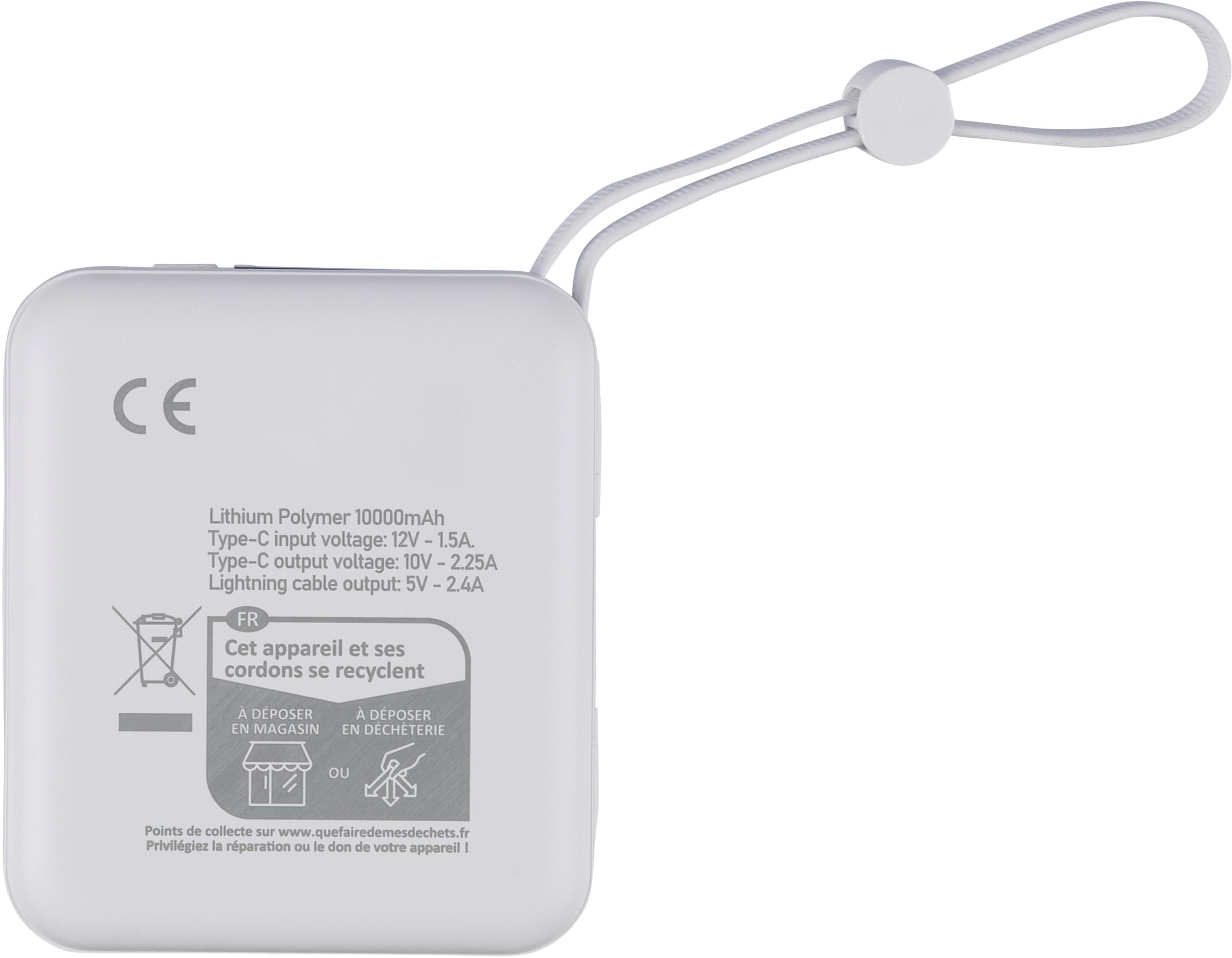 Power Bank de ABS reciclado Jona