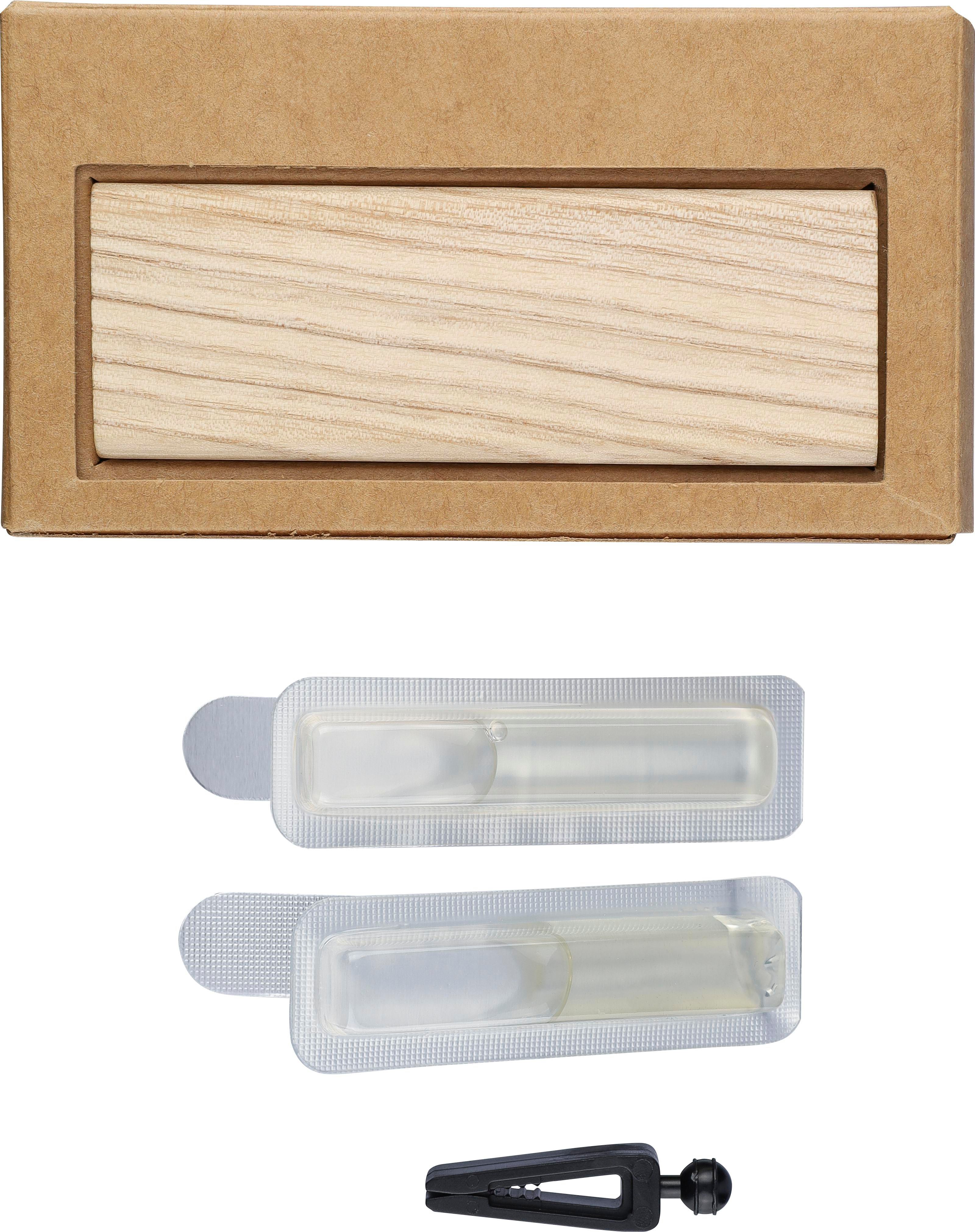 Ambientador de madera de haya para coche Kezia