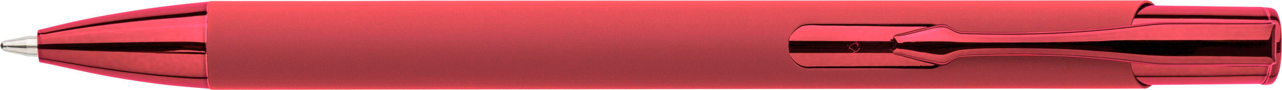 Bolígrafo de aluminio reciclado y caucho Anisa