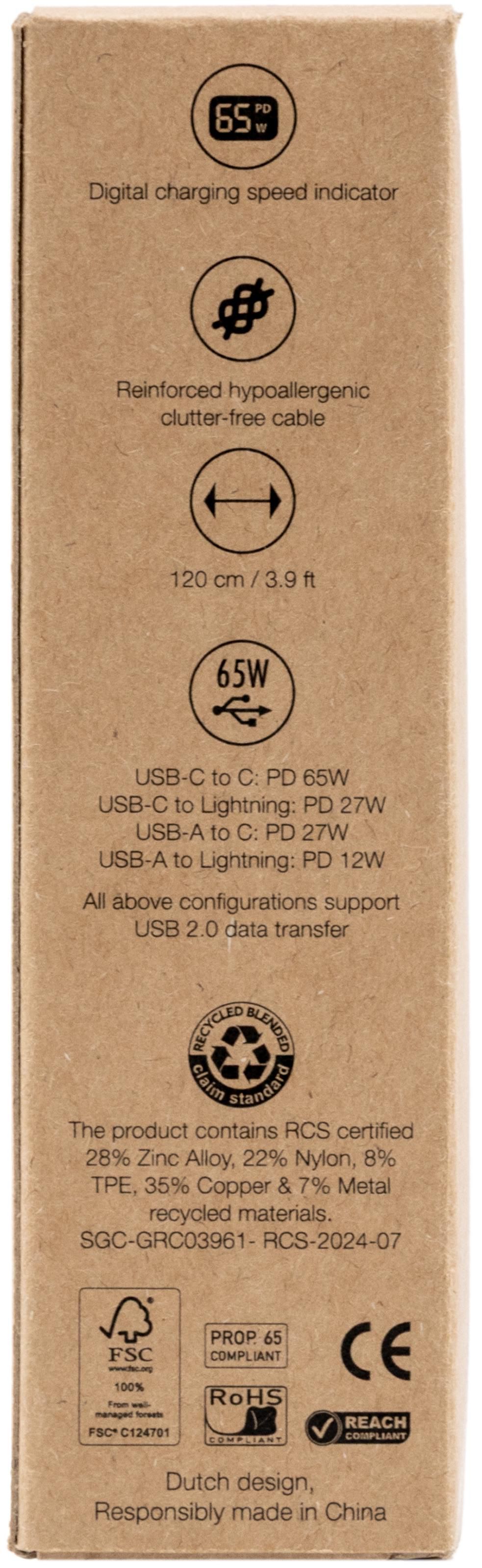 Cable de carga y transferencia BrandCharger Thor Eco