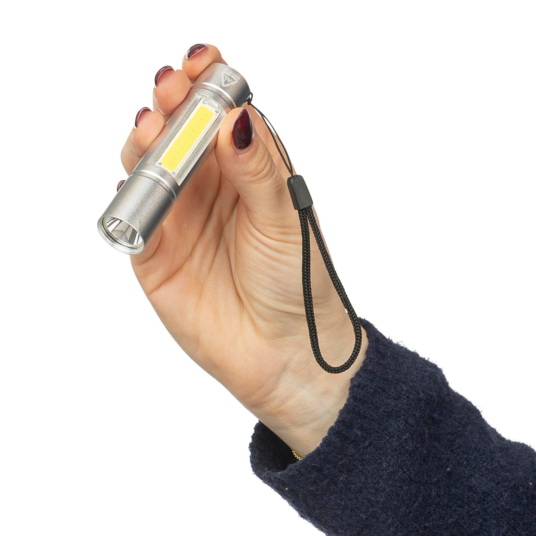 Linterna COB de aluminio reciclado Sami