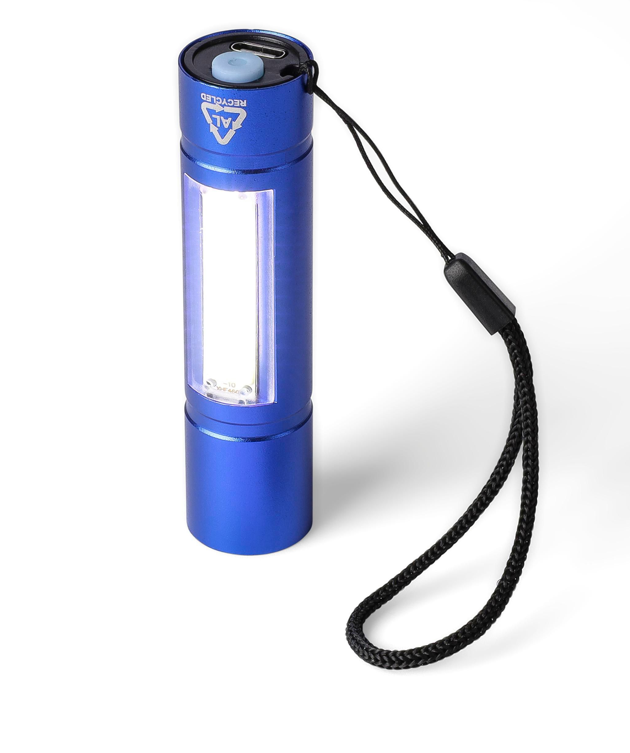 Linterna COB de aluminio reciclado Sami