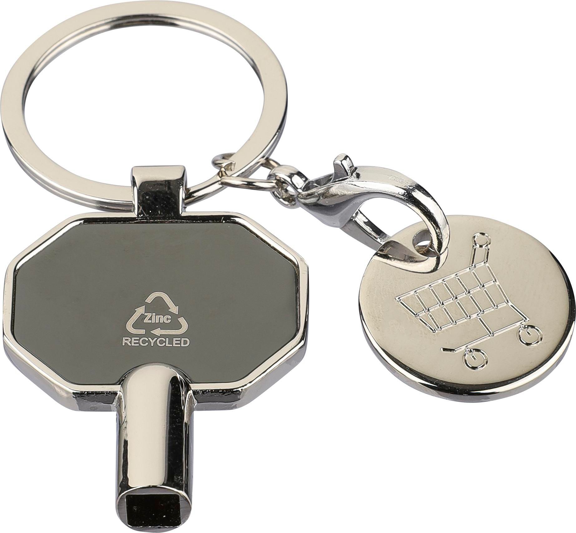 Llavero multiusos de aleación de zinc reciclado Mara