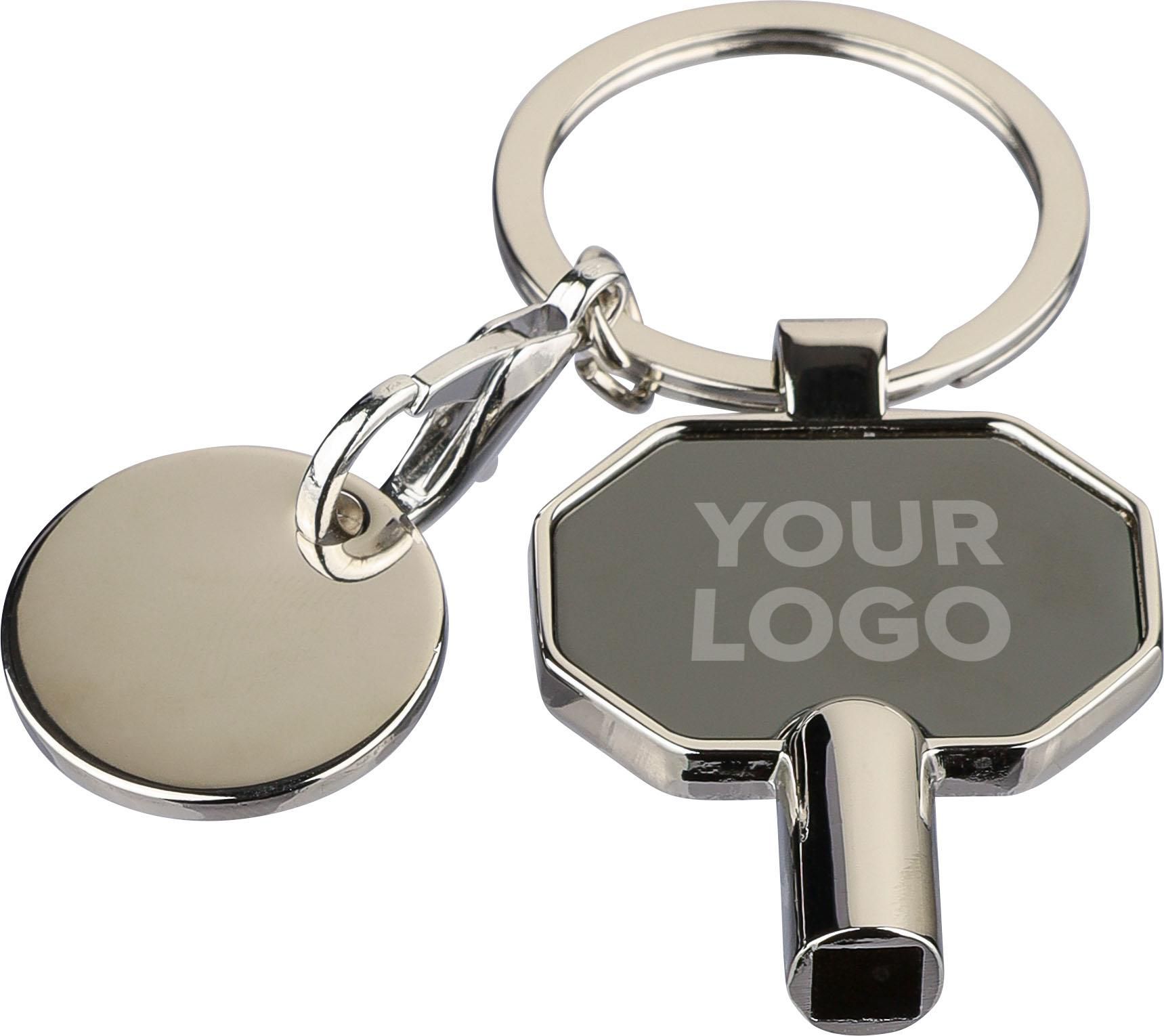 Llavero multiusos de aleación de zinc reciclado Mara