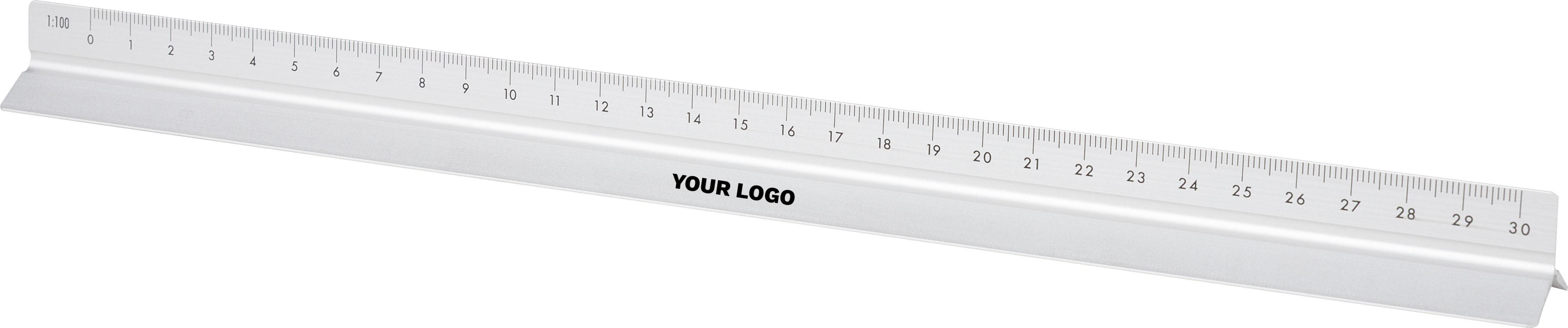 Regla triangular de aluminio Tavi