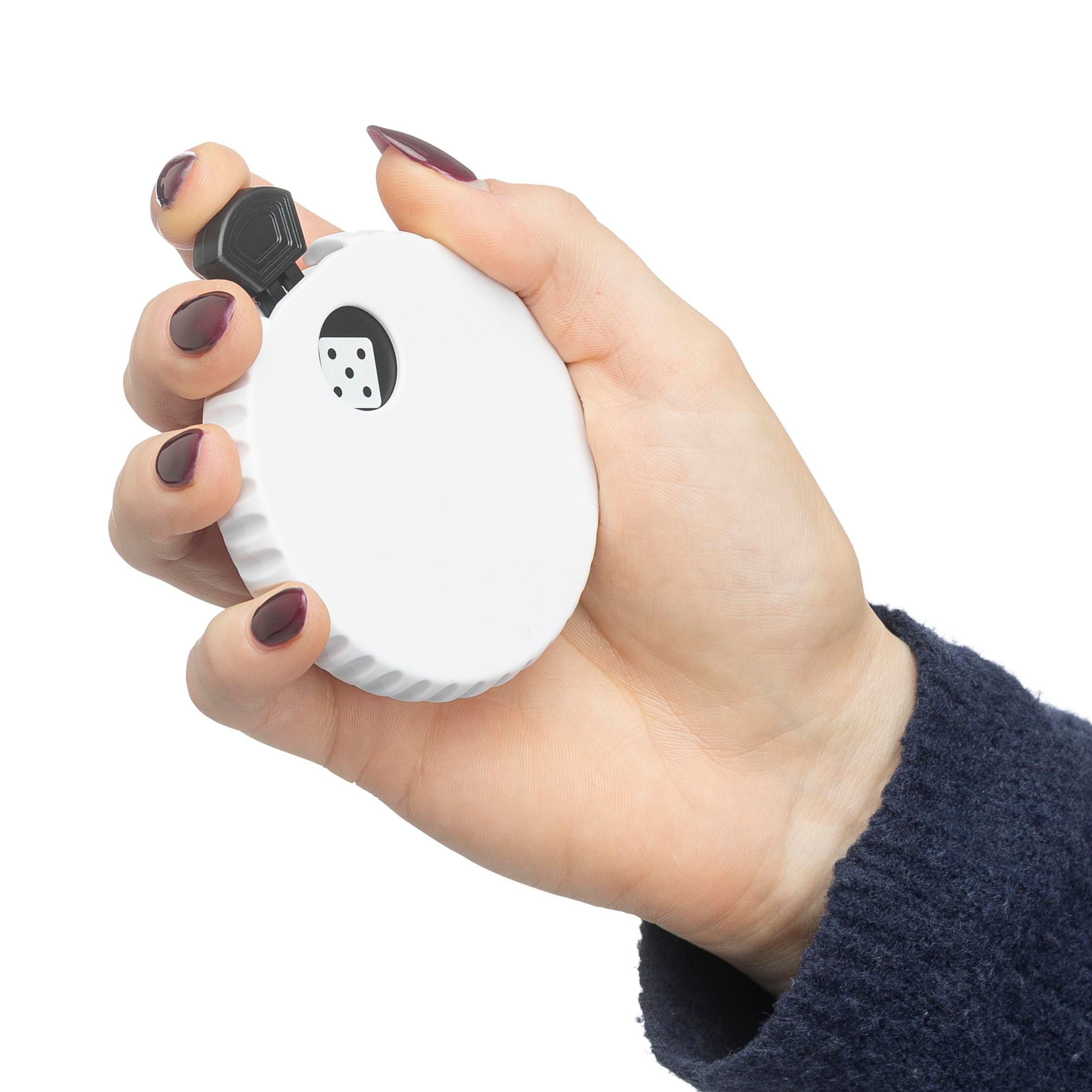 Abridor con dados de ABS reciclado Cian