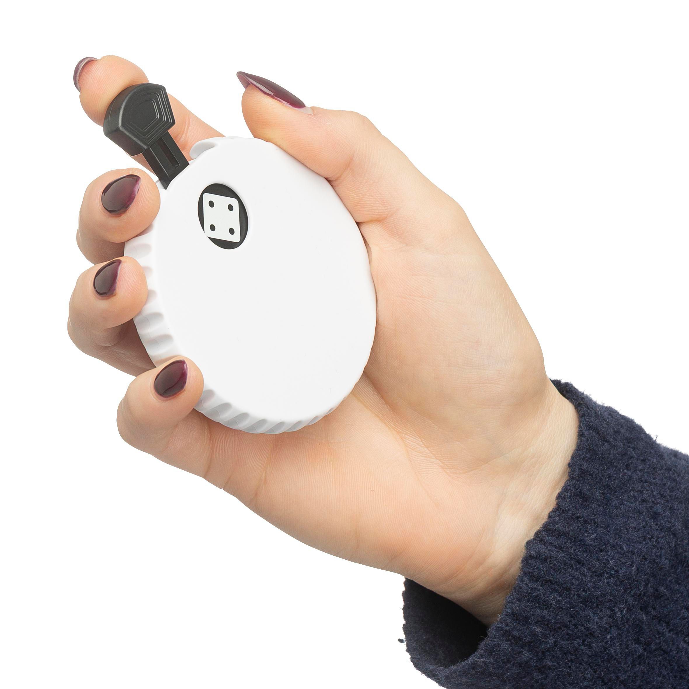 Abridor con dados de ABS reciclado Cian