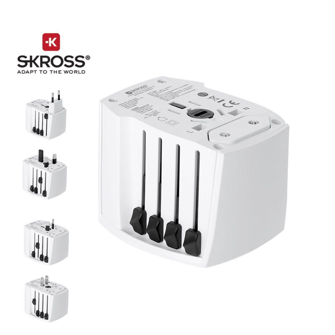 Adaptador Viaje Universal Skross MUV USB 30W PD