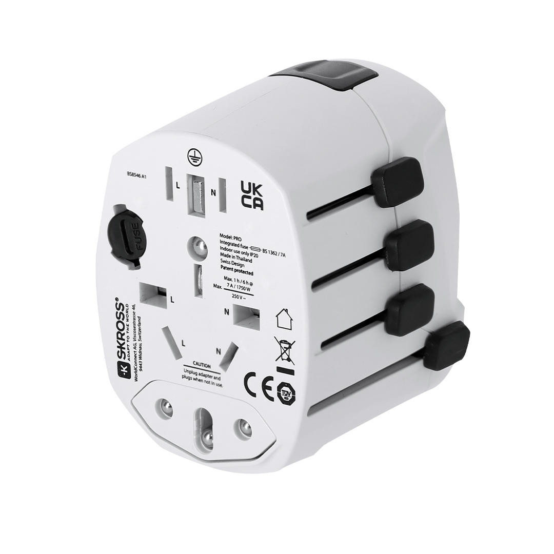 Adaptador Viaje Universal Skross PRO 3-POLE
