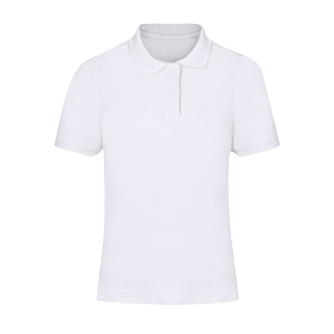Women White Polo Shirt Charles