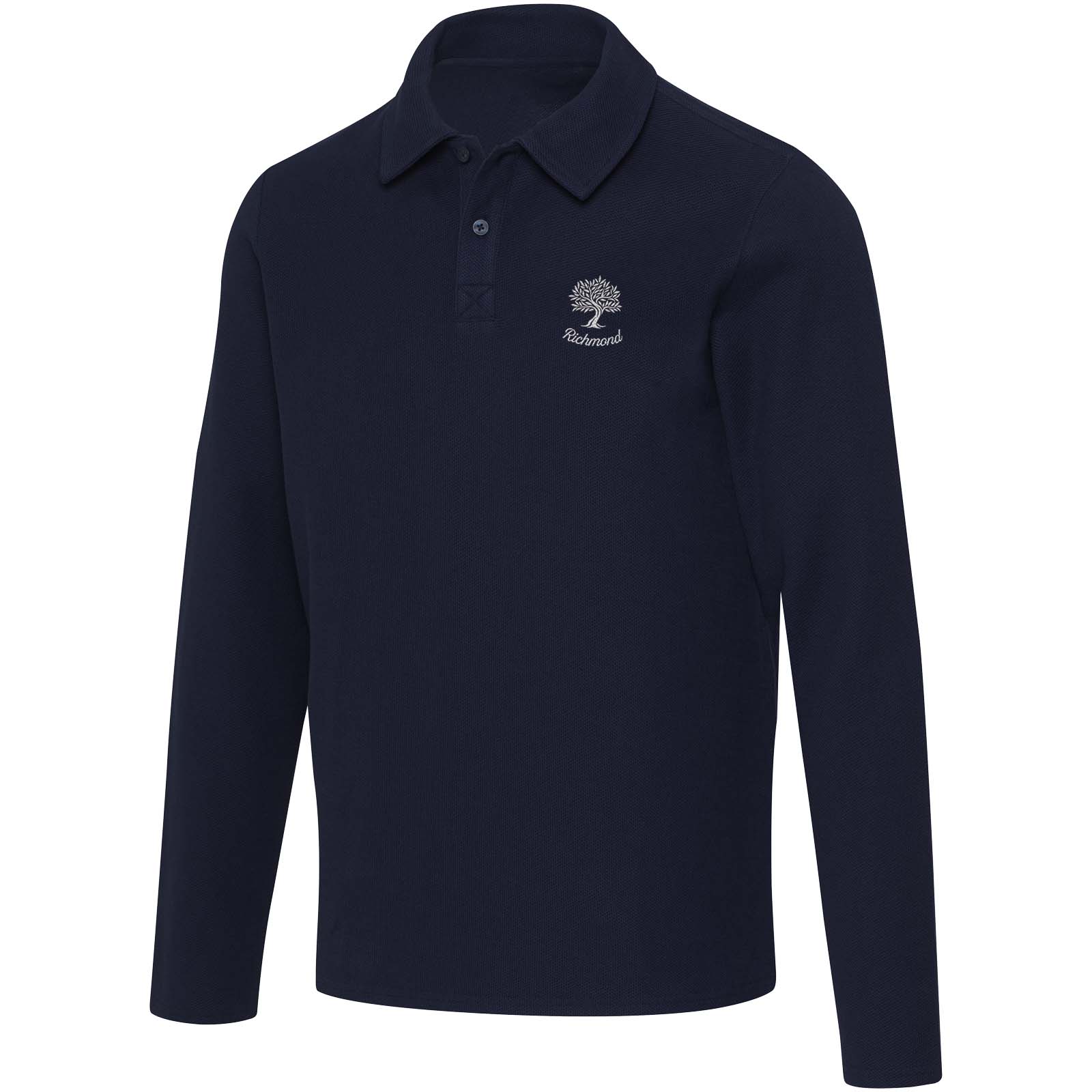 Apollo long sleeve unisex polo