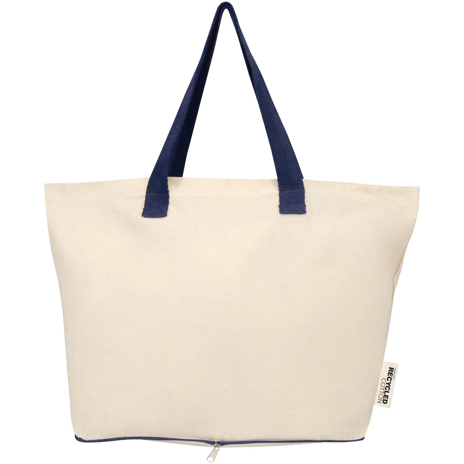 Sierra 140 g/m² GRS recycled foldable cotton tote bag 7L