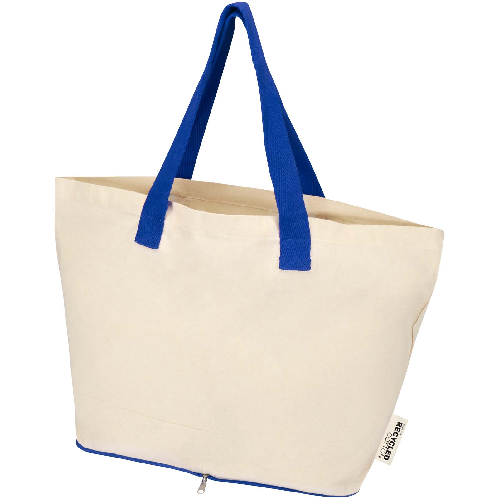 Sierra 140 g/m² GRS recycled foldable cotton tote bag 7L